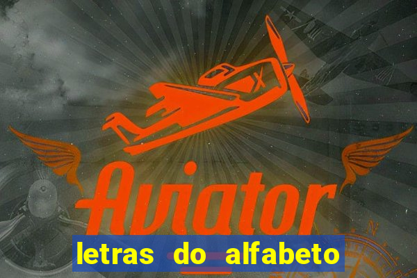 letras do alfabeto personalizadas para imprimir